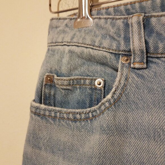 Decjuba Denim Jeans Women's 8 Blue Full Length Mom High Rise Cotton 23507PWDE - Picture 5 of 12